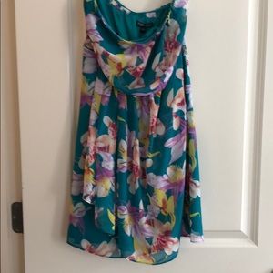 Express strapless floral